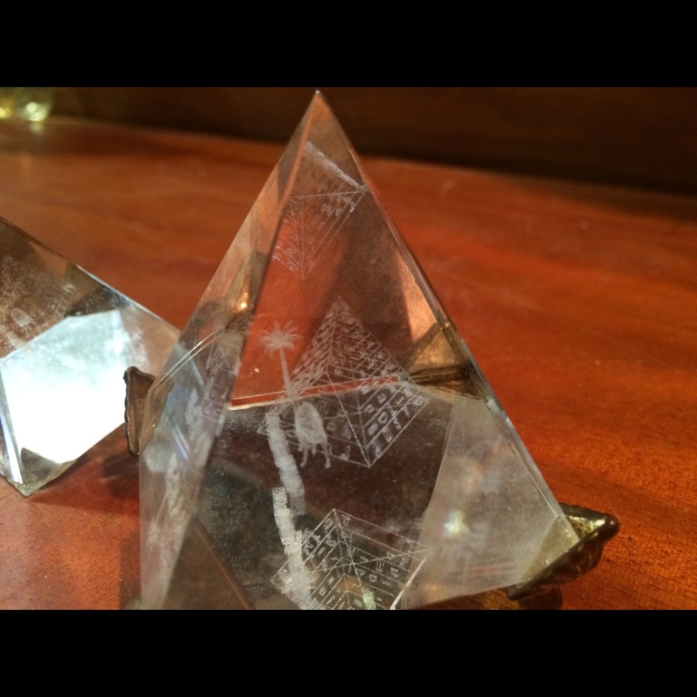 Glass pyramids
